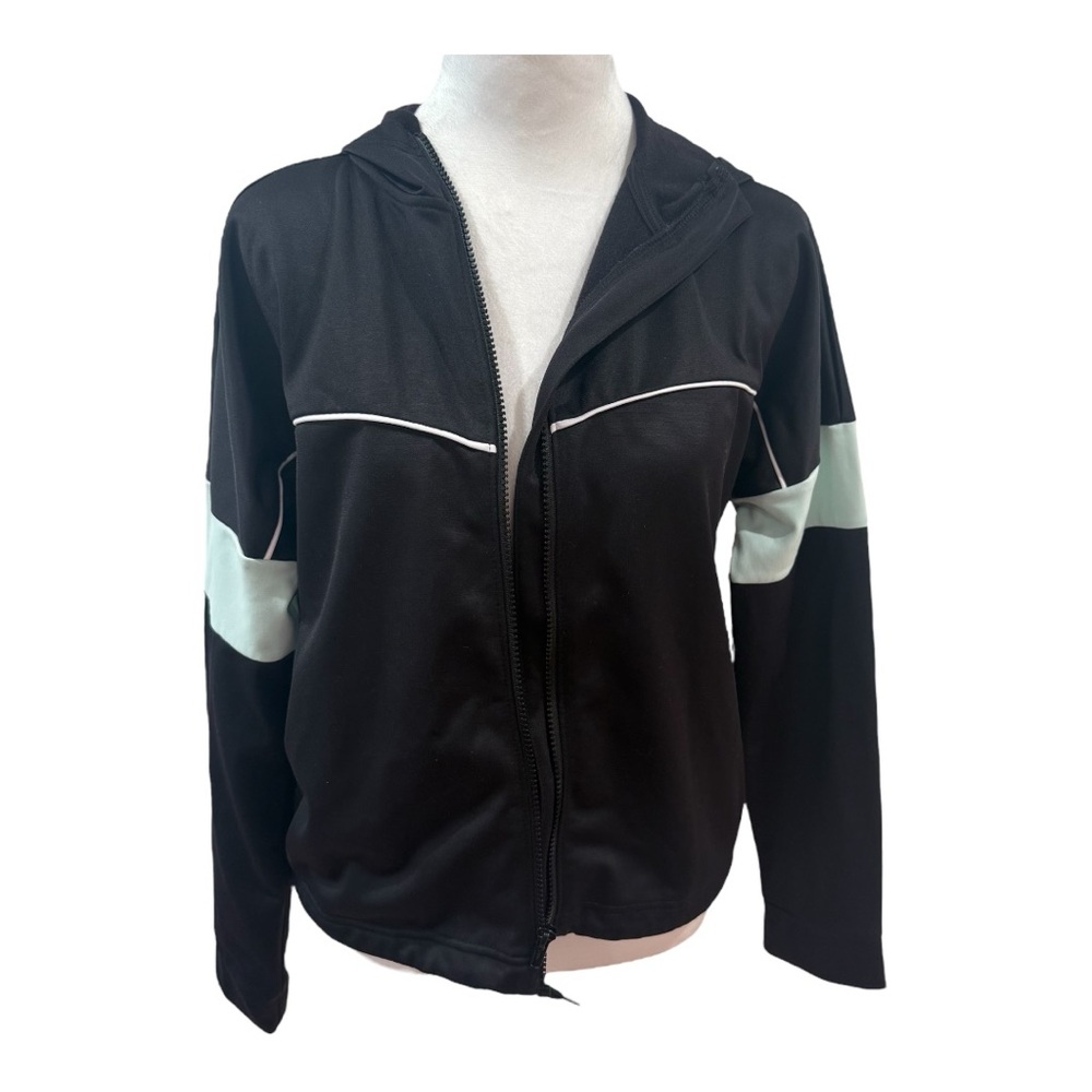 Tek Gear Black and White Tailored Jacket with Structured Collar